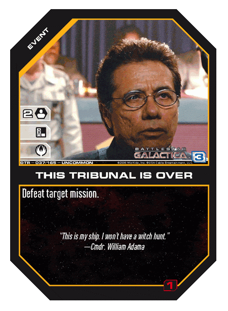 This Tribunal Is Over